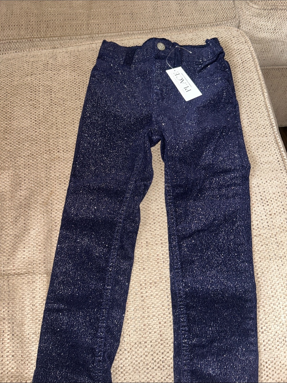 The children’s Place Slim Sparkle Navy Jeans